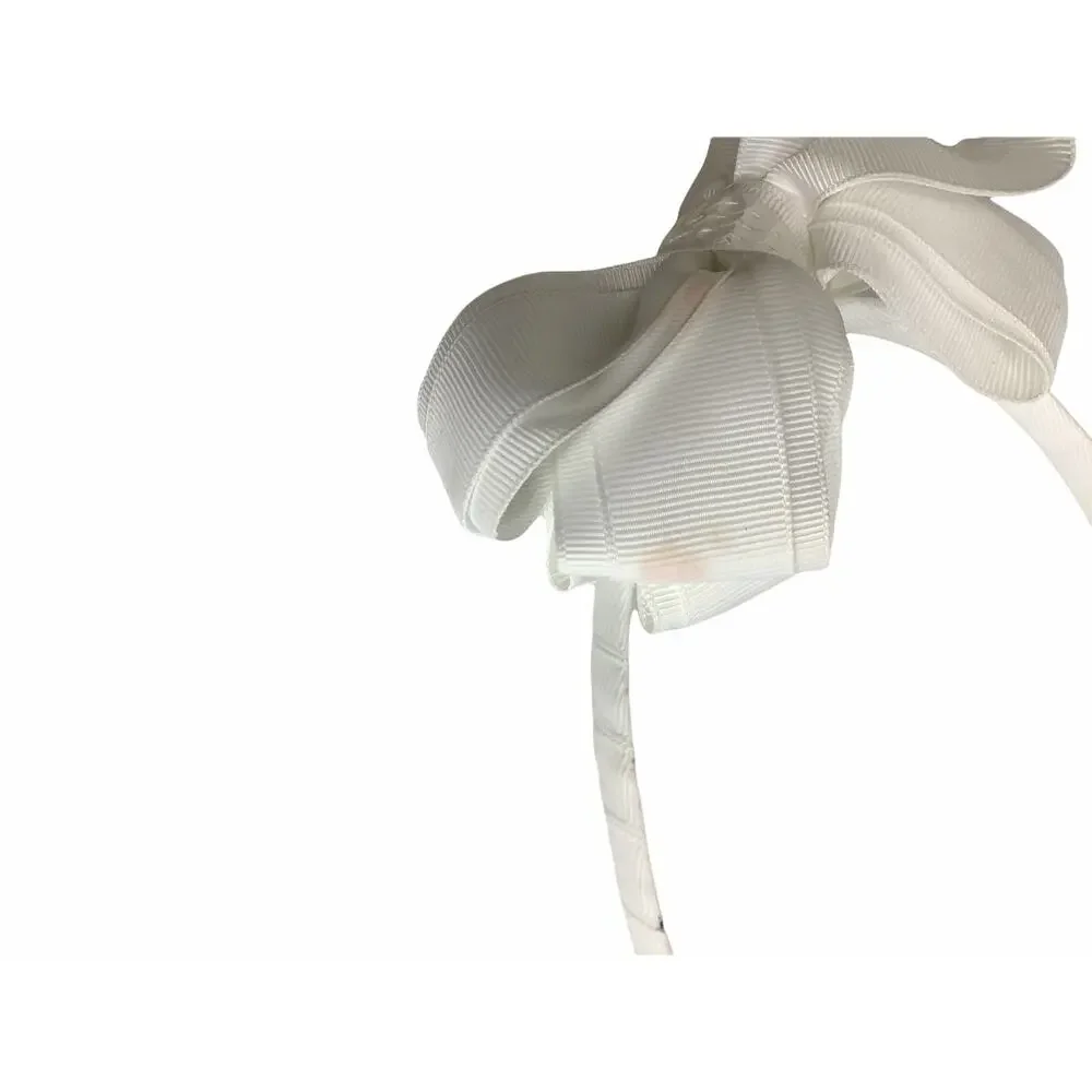 Girl’s Lot 2 White & Black Sequined Bow Headbands